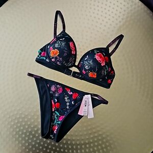 Victoria Secret floral bikini Small